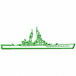 Boats Embroidery Design 6
